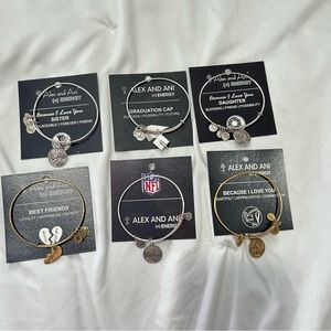 Alex and Ani six bracelet bundle